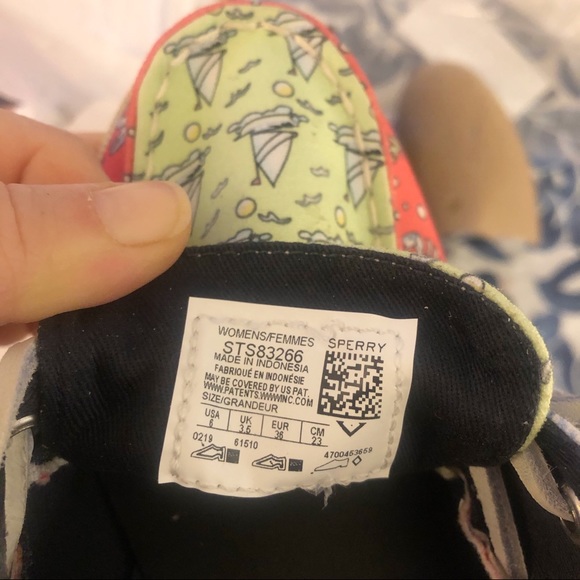 New Vineyard Vines x Sperry Colorful Heritage Patchwork Boat Shoe 6